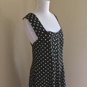 The Limited Vintage Black & White Polka Dot Dress